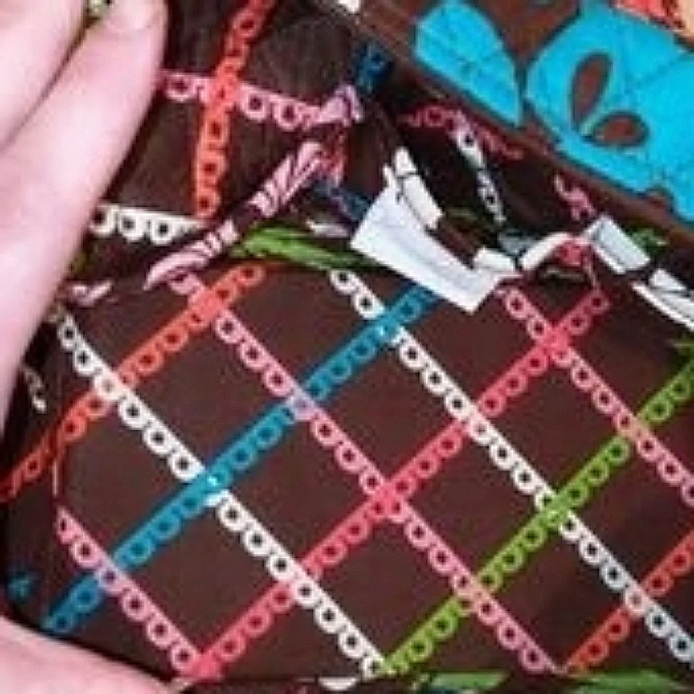 Vera Bradley 100 handbag Lola NWT RETIRED print - Picture 7 of 11